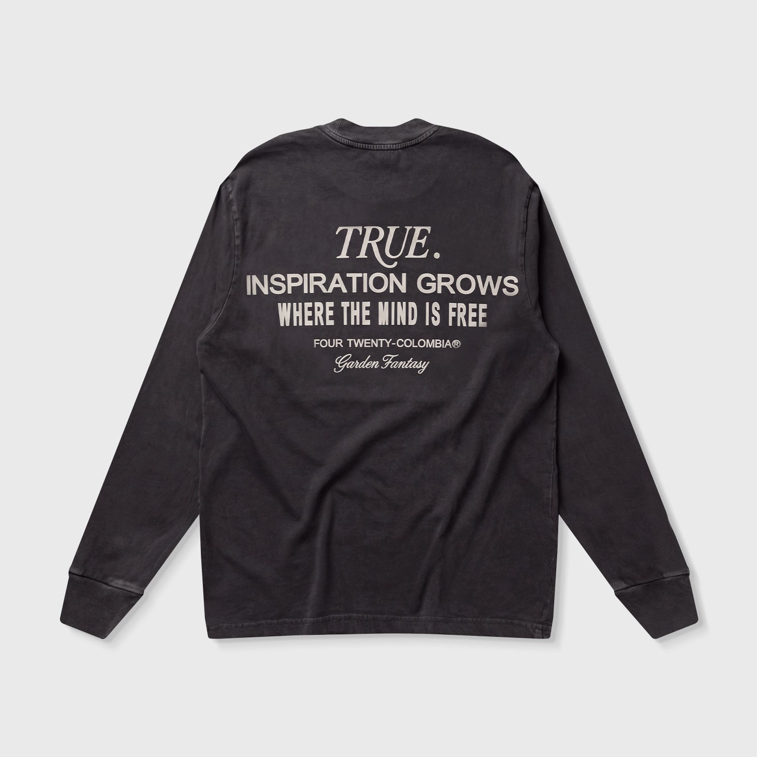 TRUE Garden LS Tshirt - Black
