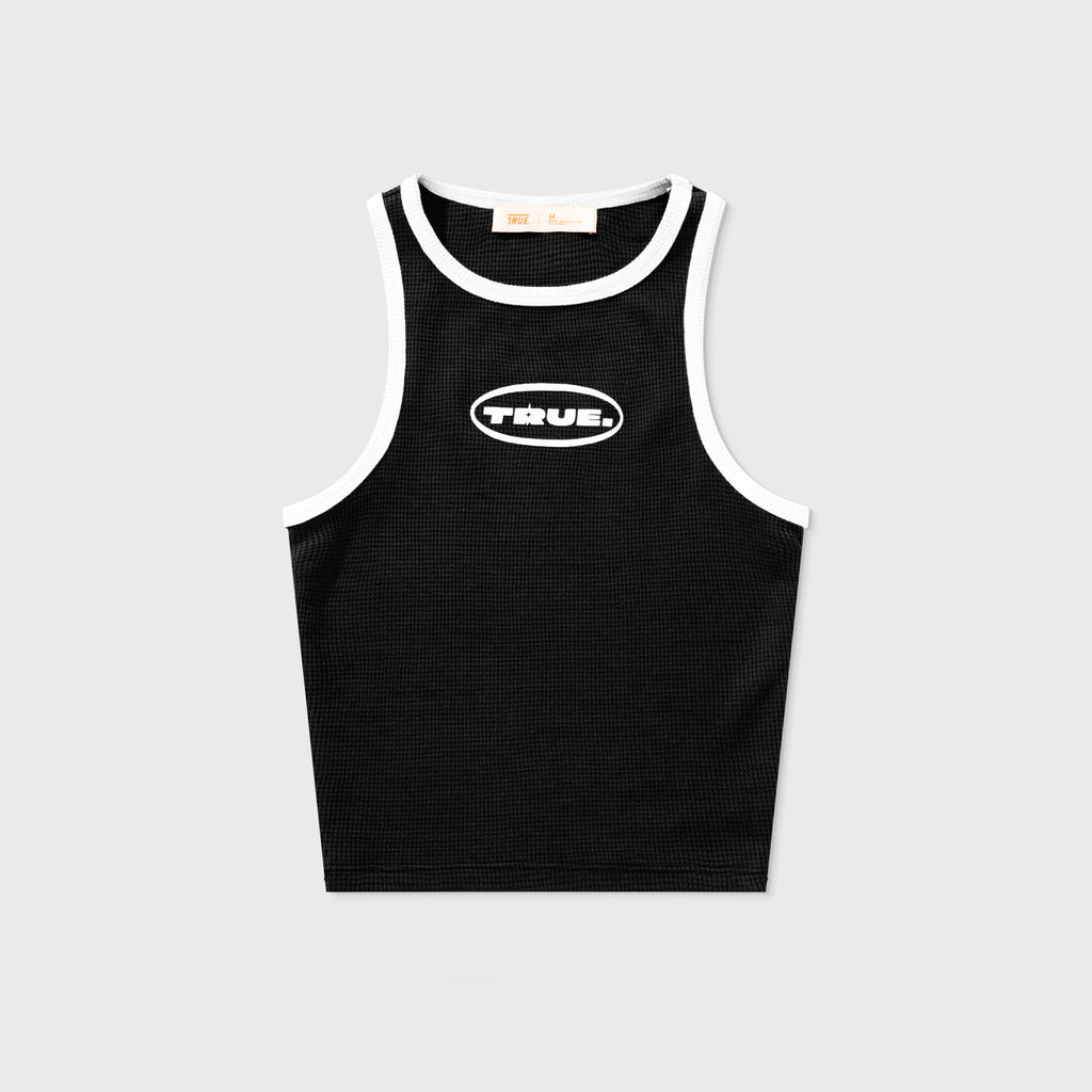 TRUE Textured Tank Top - Black