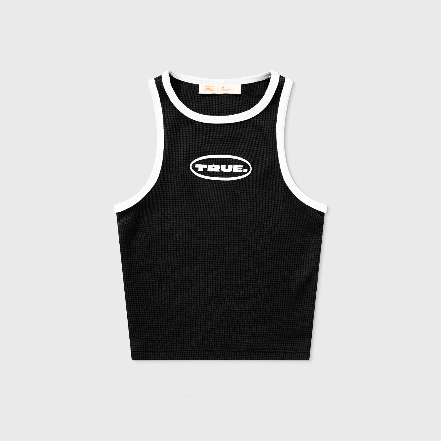 TRUE Textured Tank Top - Black