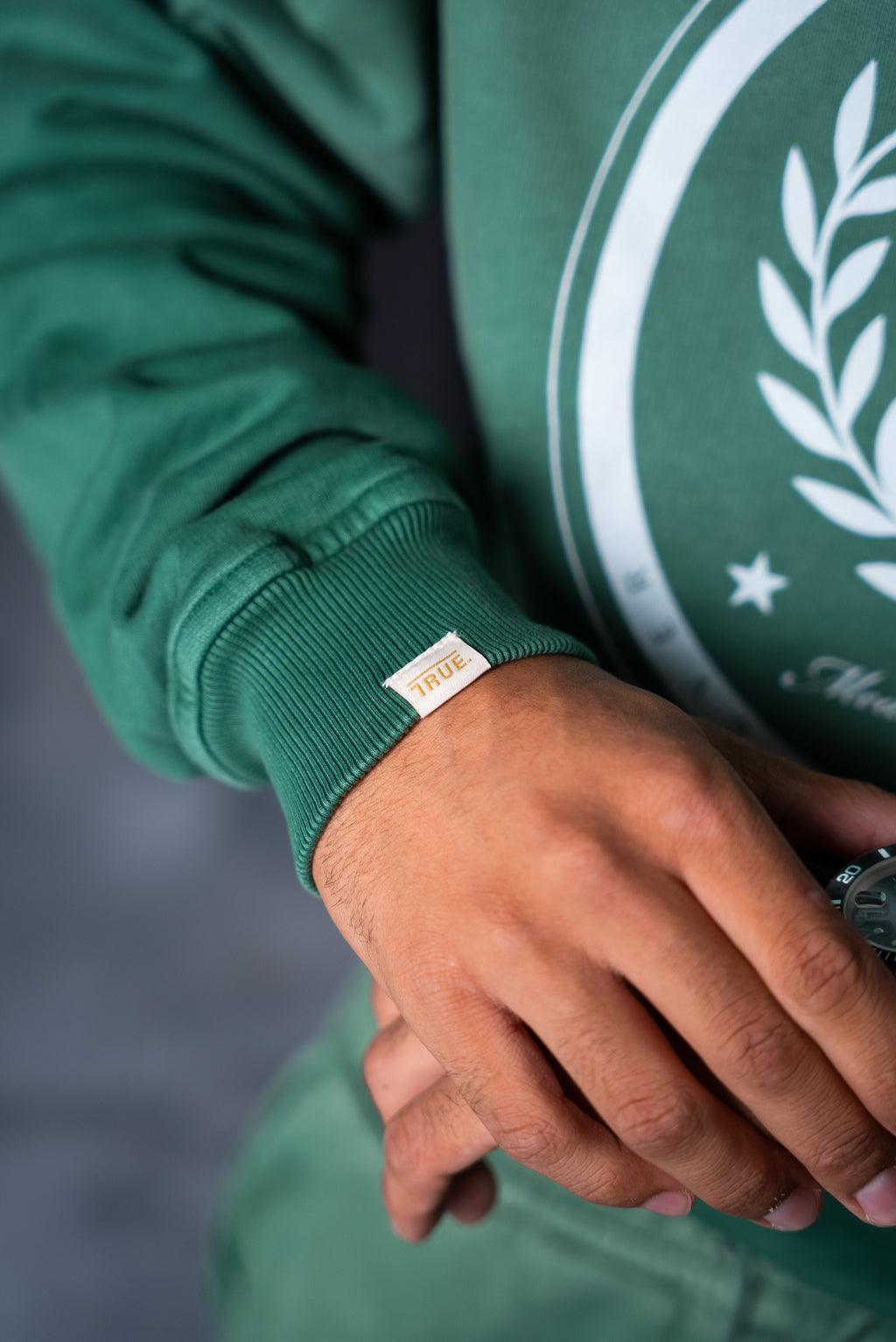 TRUE One Pulse Pullover- Gradient Green