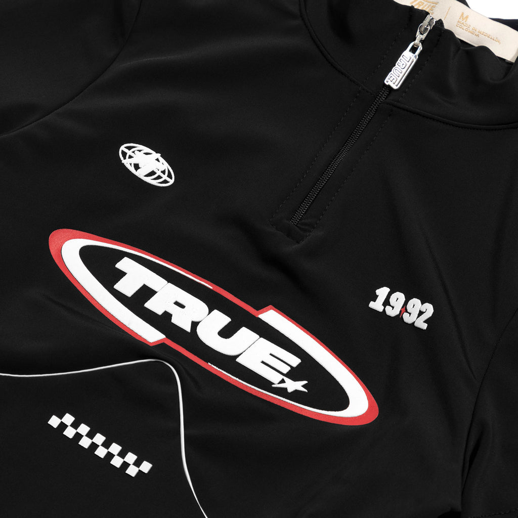 TRUE Racing Open Back LS Bodysuit - Black