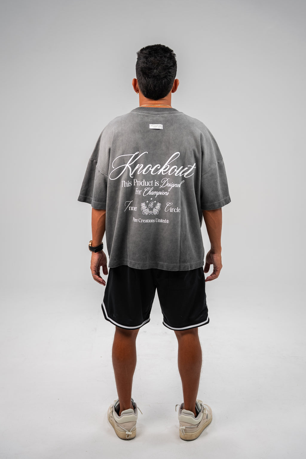 Pure Knockout Dark Grey Boxy Shirt