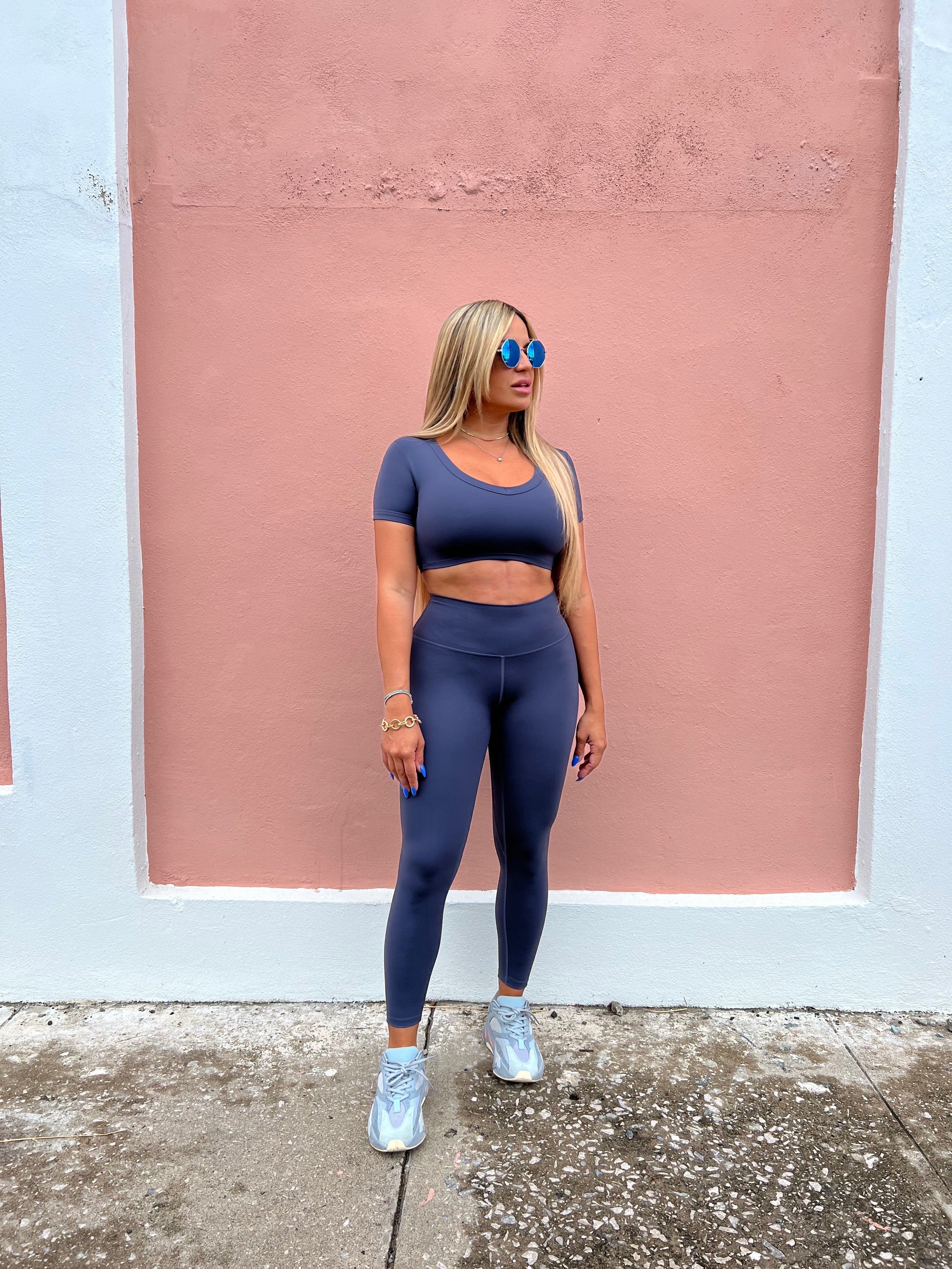 Ash Blue Legging Set