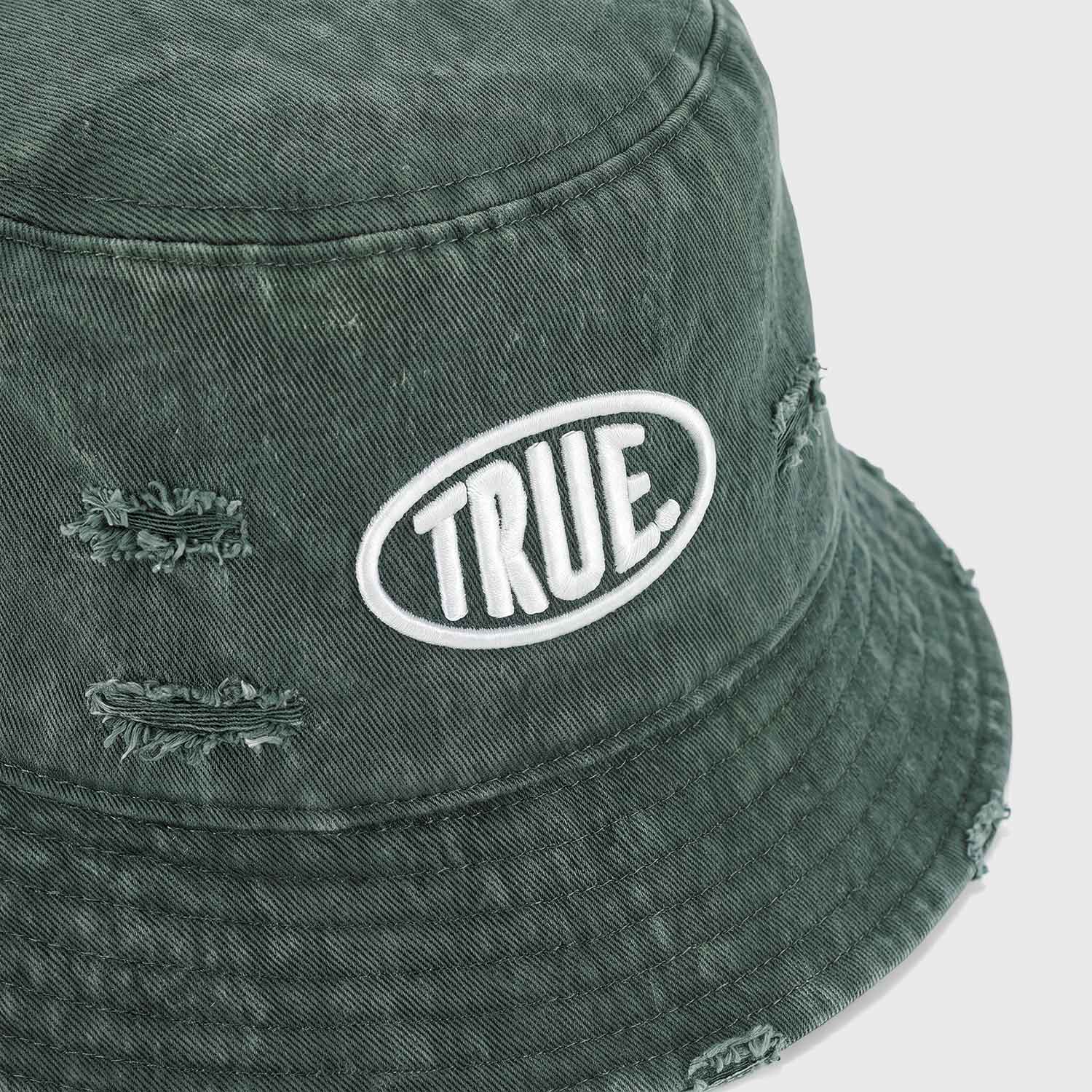 True Uniform Bucket Hat - Washed Green