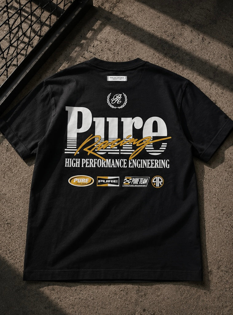 PURE Overdrive Pure Racing Black Tshirt