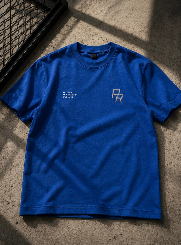 PURE Overdrive Blue Racing Lines Tshirt