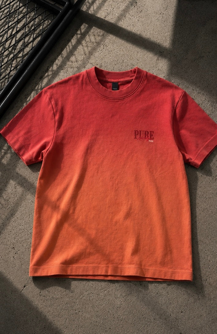 PURE Overdrive Washed Burgundy Tshirt