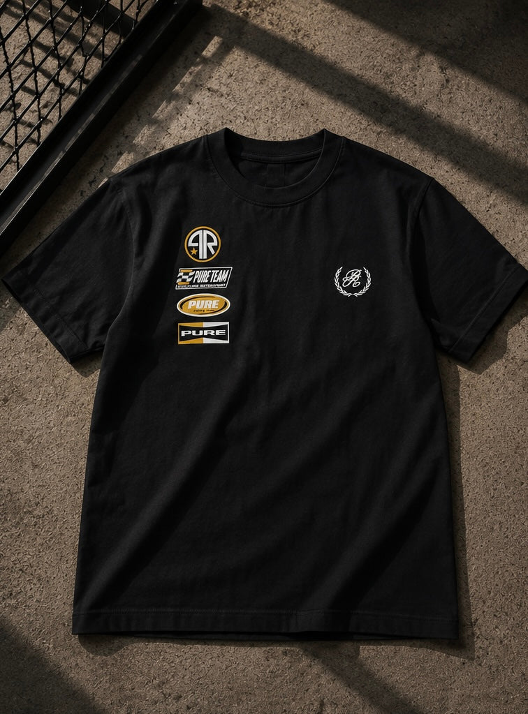 PURE Overdrive Pure Racing Black Tshirt